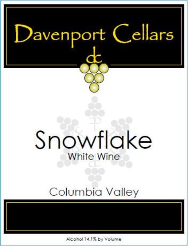 Davenport Cellars Snowflake 2013 Front Label