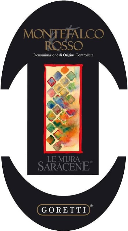 Goretti Montefalco Rosso 2009 Front Label
