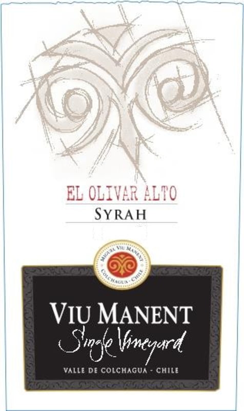 Viu Manent Single Vineyard El Olivar Alto Syrah 2010 Front Label