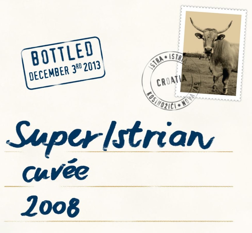 Roxanich SuperIstrian Cuvee Red 2008 Front Label