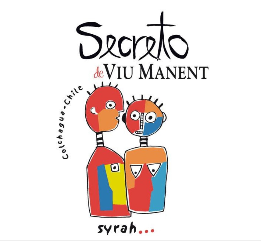 Viu Manent Secreto Syrah 2012 Front Label