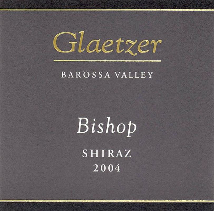 Glaetzer Bishop Shiraz 2004 Front Label