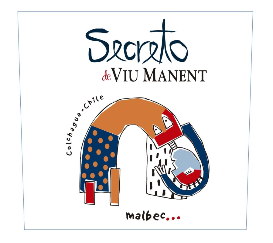 Viu Manent Secreto Malbec 2014 Front Label
