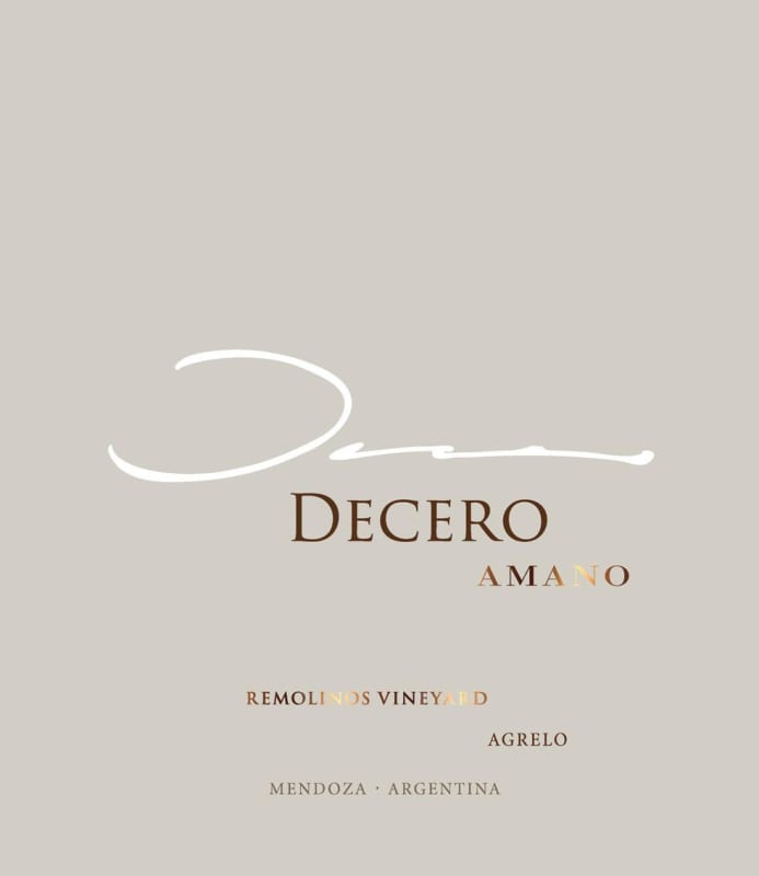 Finca Decero Amano 2010 Front Label