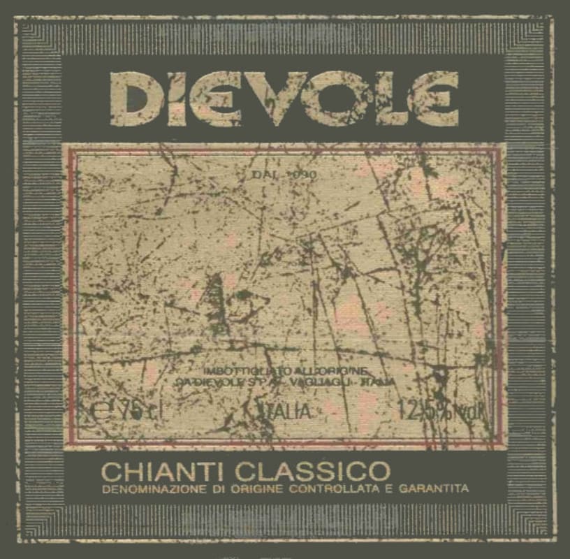 Dievole Chianti Classico 2005 Front Label