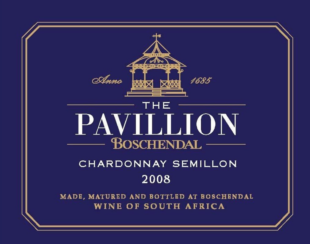Boschendal The Pavillion 2008 Front Label