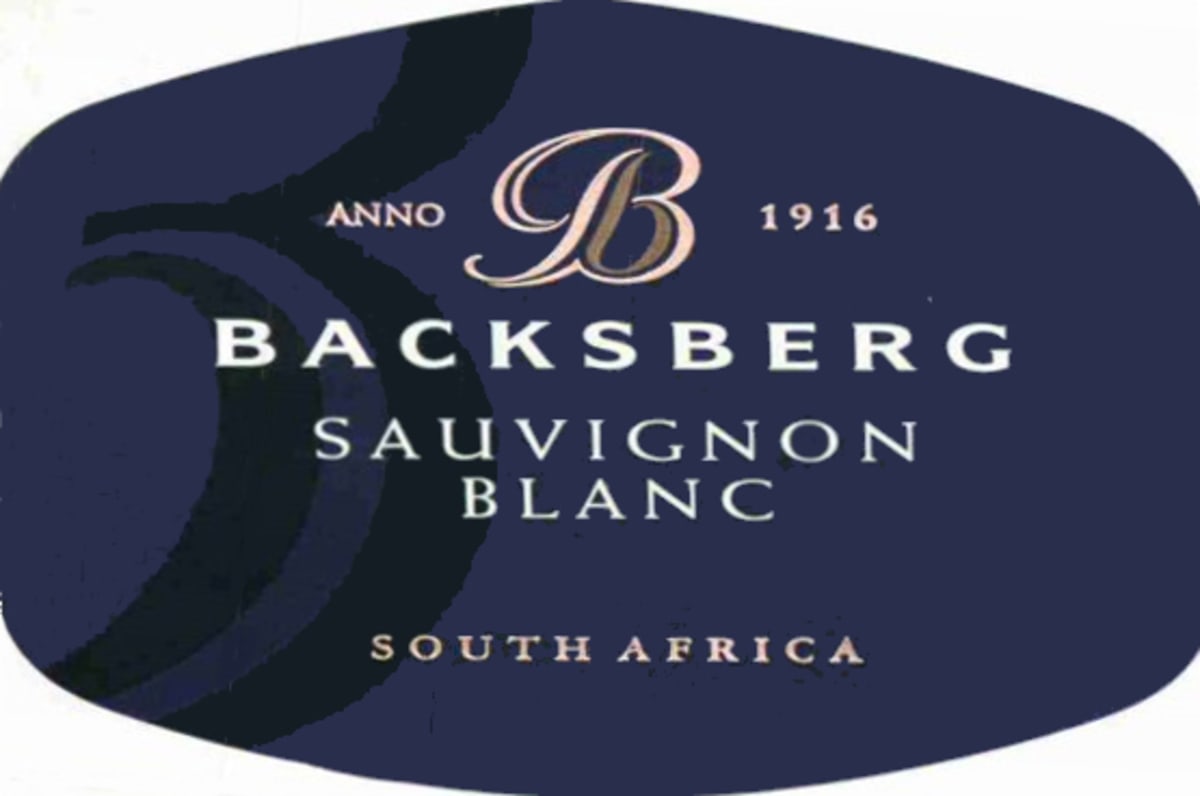 Backsberg Sauvignon Blanc 2010 Front Label