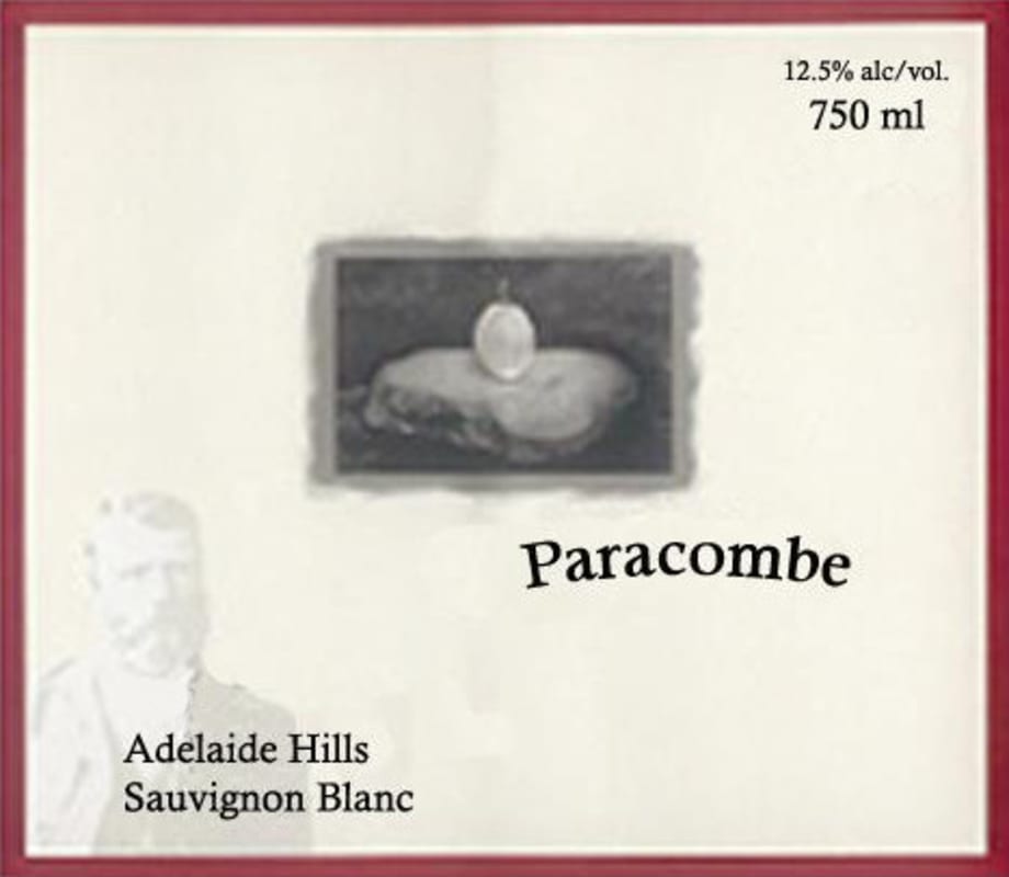 Paracombe Sauvignon Blanc 2010 Front Label