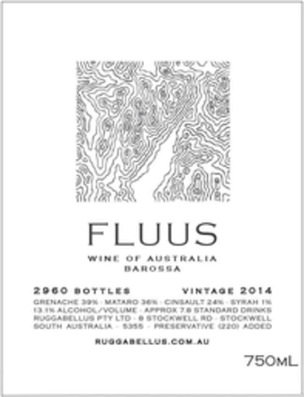 Ruggabellus Fluus 2014 Front Label