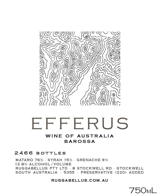 Ruggabellus Efferus 2014 Front Label