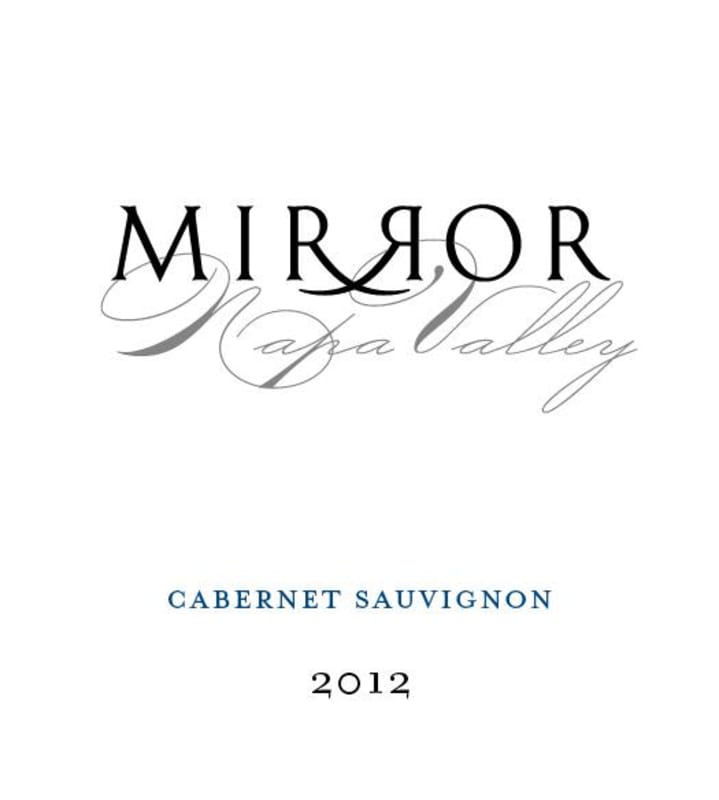 Mirror Cabernet Sauvignon 2012 Front Label