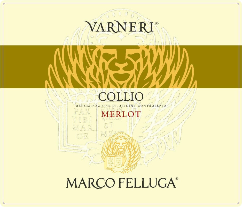 Marco Felluga Collio Varneri Merlot 2012 Front Label