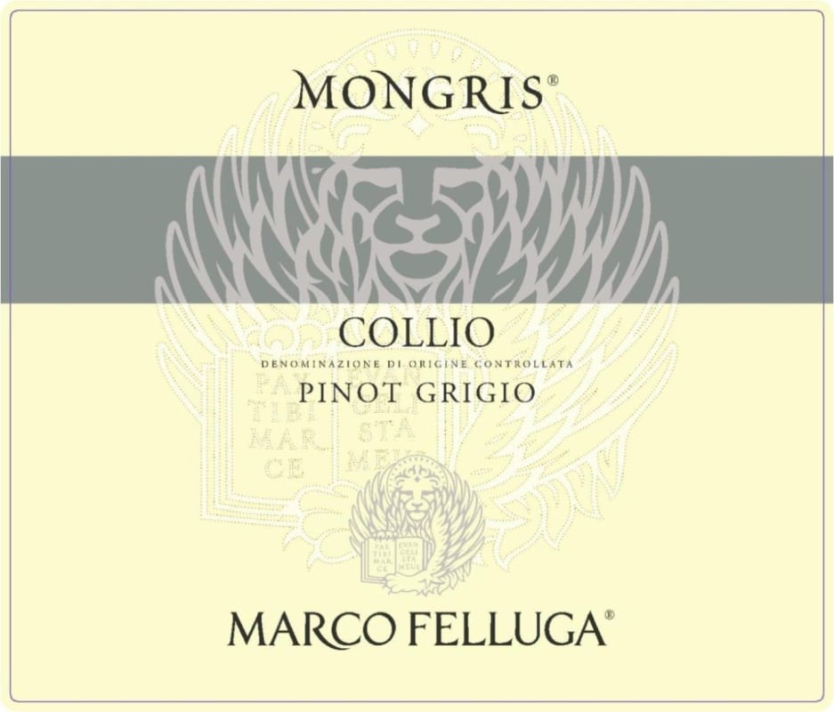 Marco Felluga Mongris Pinot Grigio 2011 Front Label