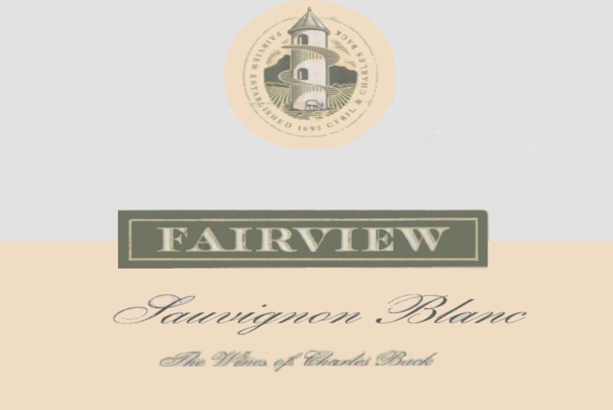 Fairview Sauvignon Blanc 2014 Front Label