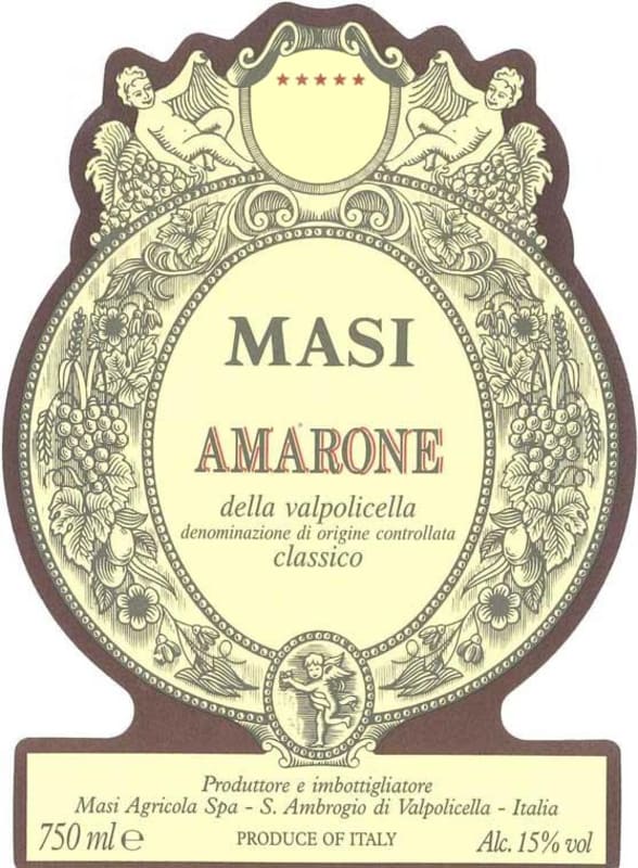 Masi Classico Amarone 2006 Front Label