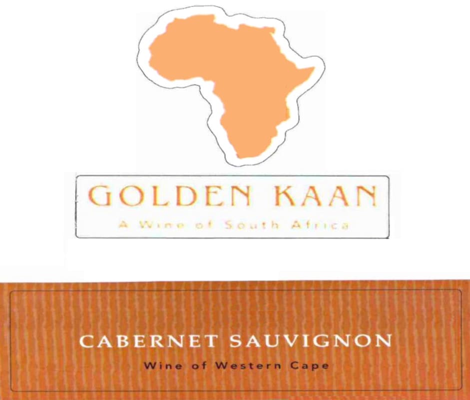 Golden Kaan Cabernet Sauvignon 2014 Front Label