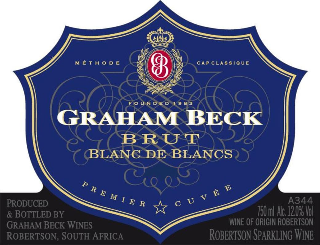 Graham Beck Blanc de Blancs 2011 Front Label