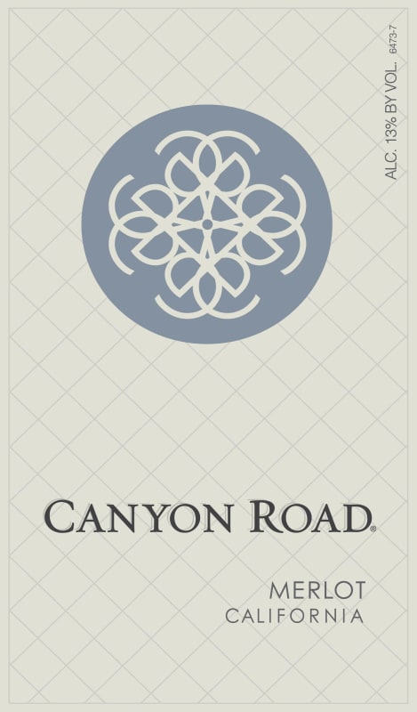 Canyon Road Merlot 2014 Front Label