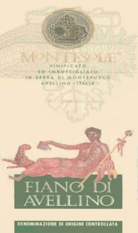 Montesole Fiano di Avellino 1999 Front Label
