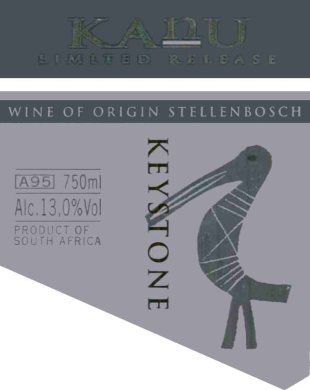 Kanu Limited Release Keystone 2003 Front Label