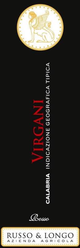 Russo & Longo Virgani Rosso 2011 Front Label
