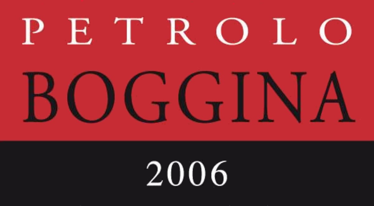 Petrolo Boggina 2006 Front Label
