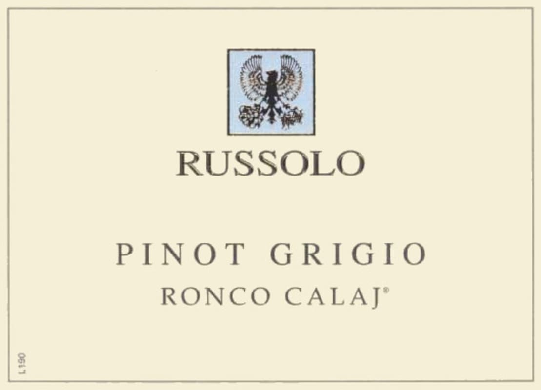 Russolo Venezia Giulia Ronco Calaj Pinot Grigio 2012 Front Label