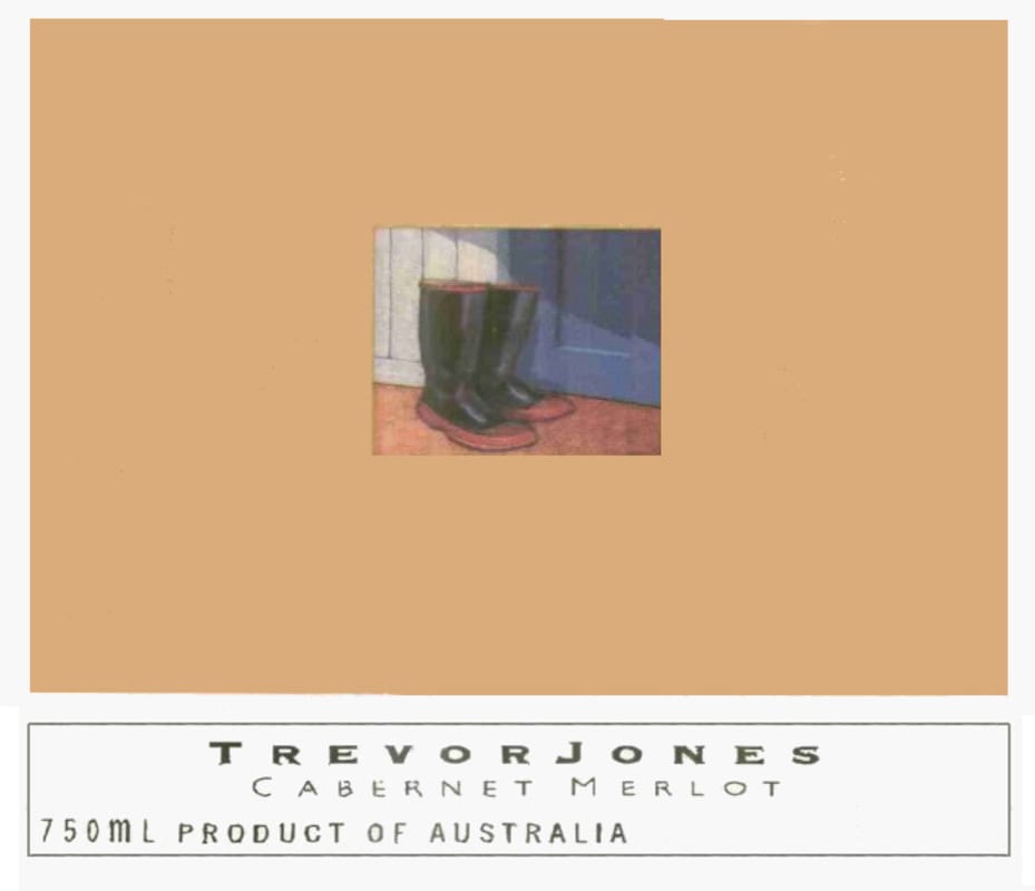 Trevor Jones Cabernet Merlot 2000 Front Label