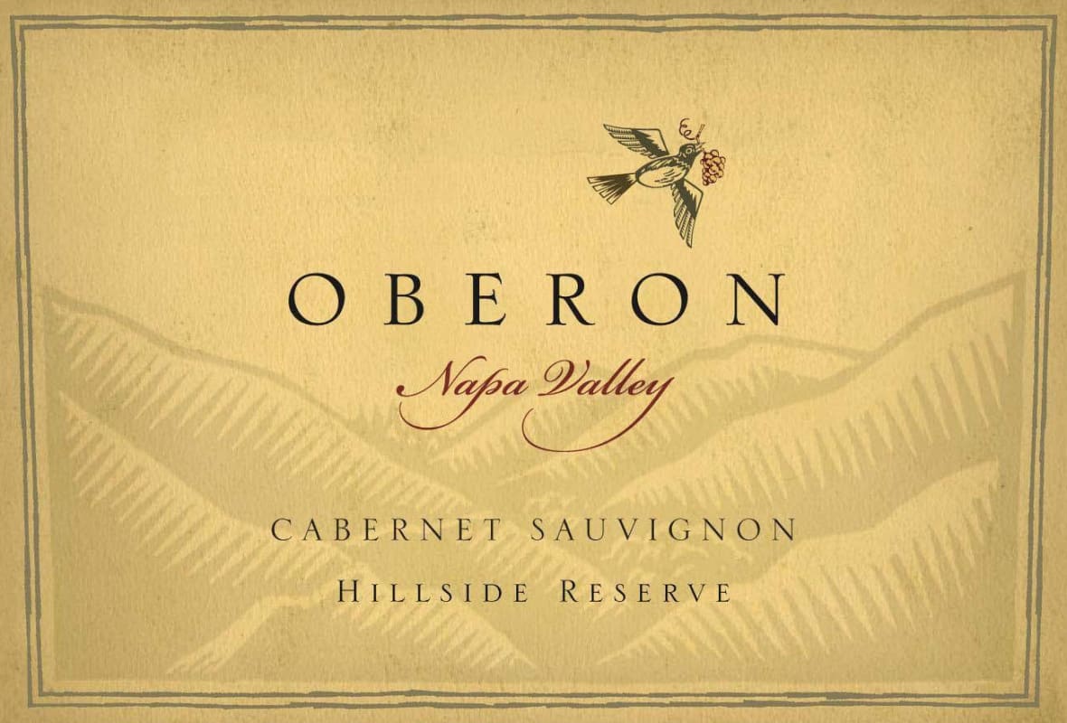 Oberon Hillside Reserve Cabernet Sauvignon 2007 Front Label