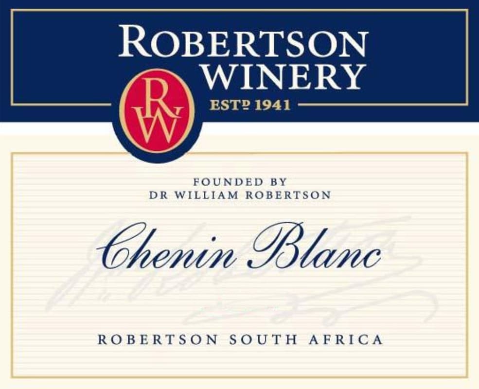 Robertson Chenin Blanc 2013 Front Label