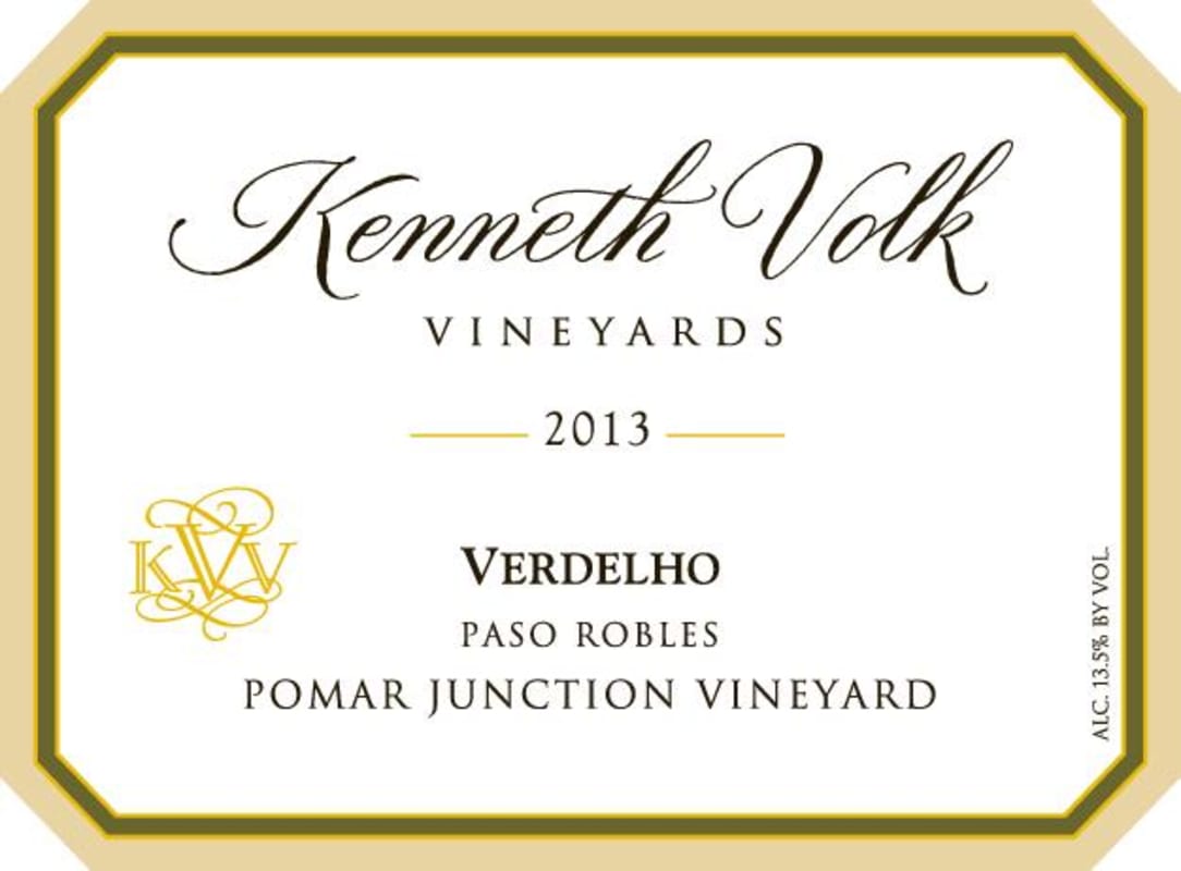 Kenneth Volk Pomar Junction Vineyard Verdelho 2013 Front Label