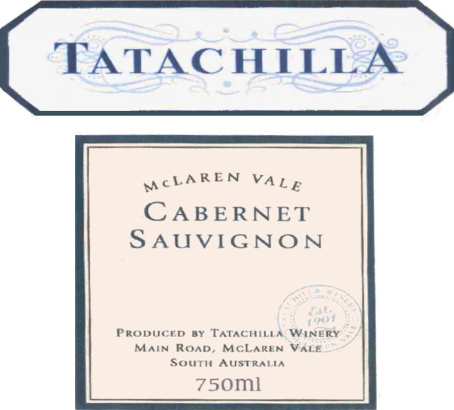 Tatachilla McLaren Vale Cabernet Sauvignon 2010 Front Label