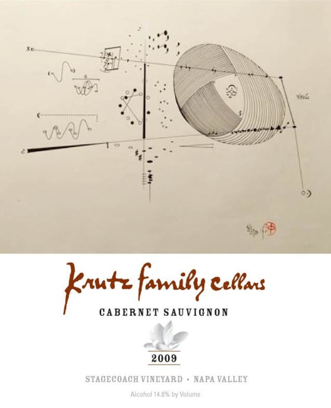 Krutz Family Cellars Stagecoach Vineyard Cabernet Sauvignon 2009 Front Label