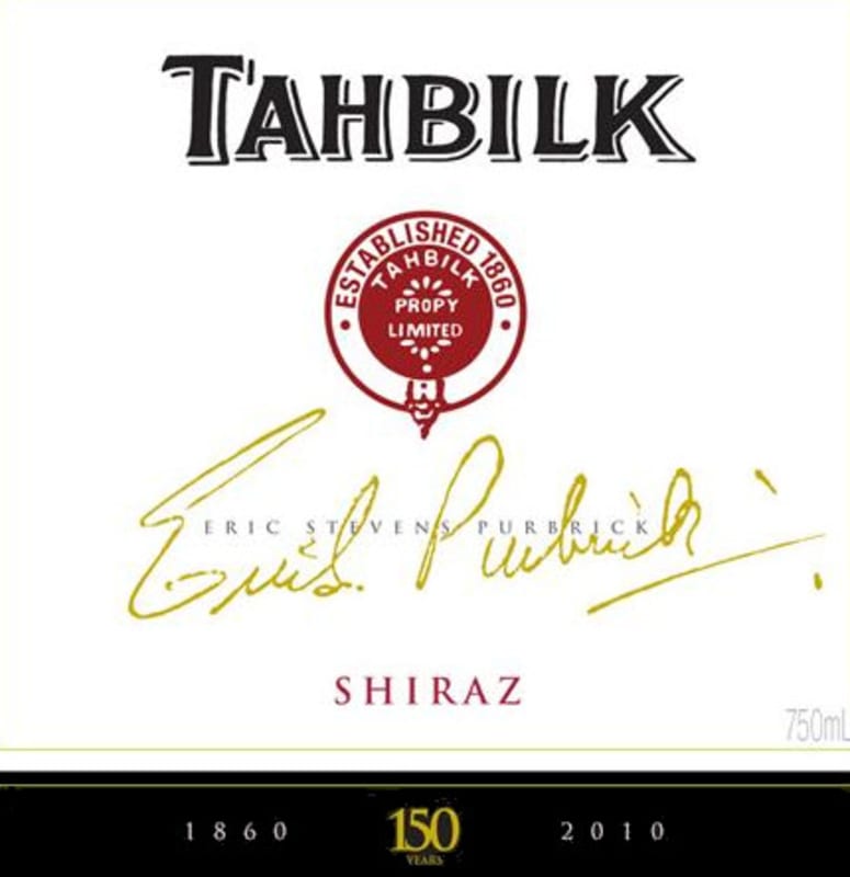 Tahbilk Eric Stevens Purbrick Shiraz 2006 Front Label