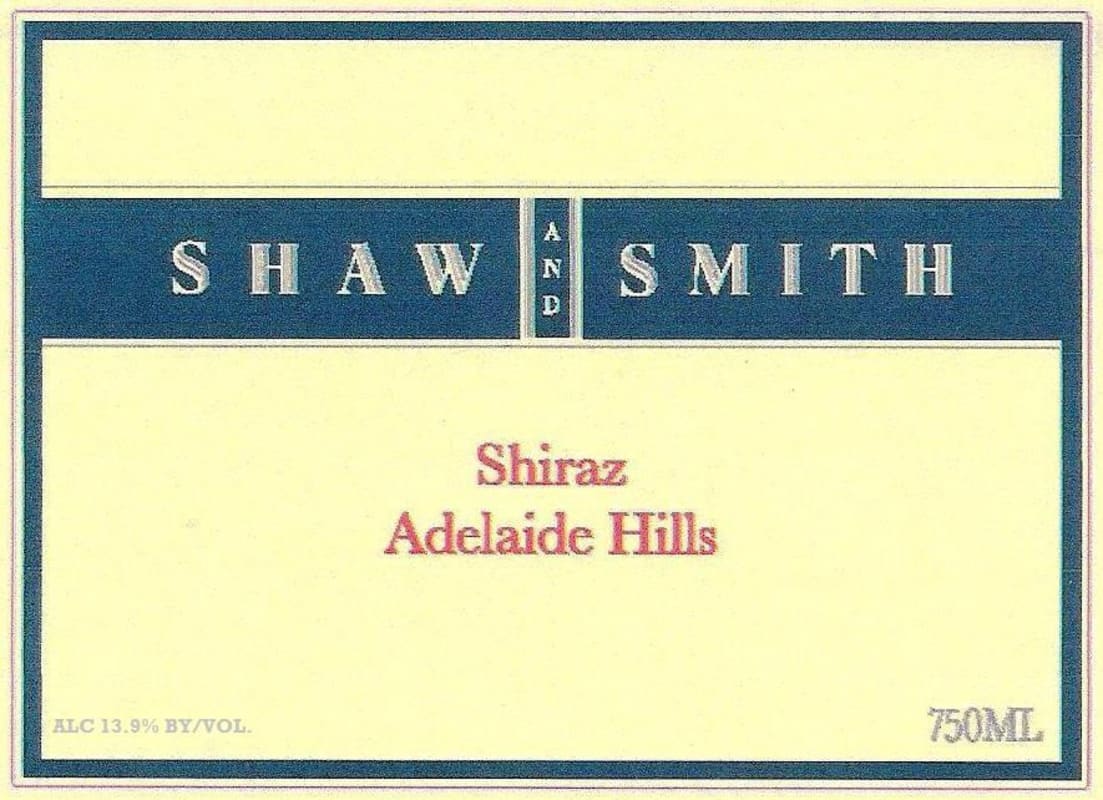 Shaw + Smith Shiraz 2010 Front Label