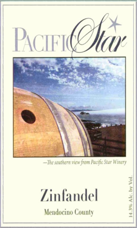 Pacific Star Zinfandel 2013 Front Label