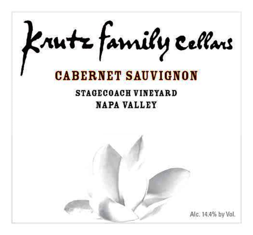 Krutz Family Cellars Stagecoach Vineyard Cabernet Sauvignon 2013 Front Label
