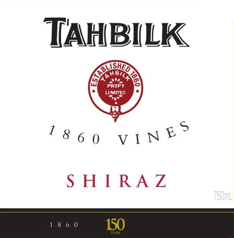 Tahbilk 1860 Vines Shiraz 2007 Front Label