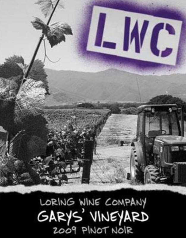 Loring Wine Company Garys' Vineyard Pinot Noir 2009 Front Label