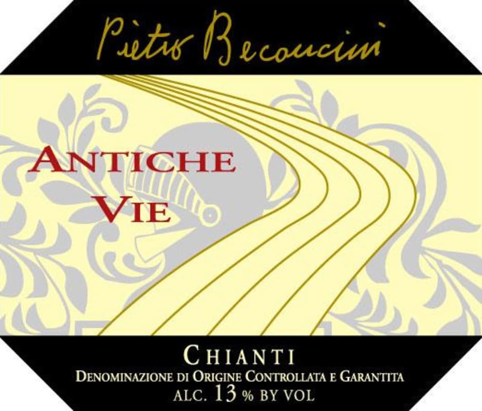 Pietro Beconcini Antiche Vie Chianti 2013 Front Label