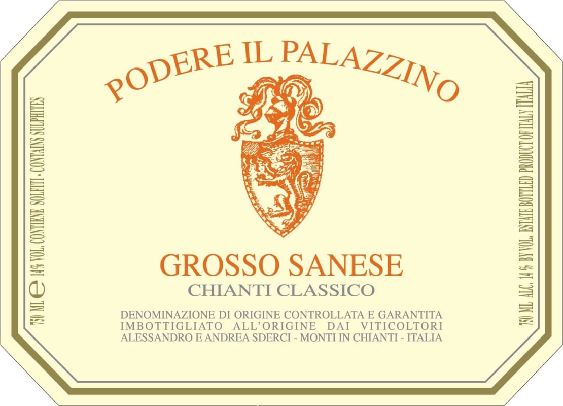 Podere Il Palazzino Chianti Classico Grosso Sanese 2006 Front Label