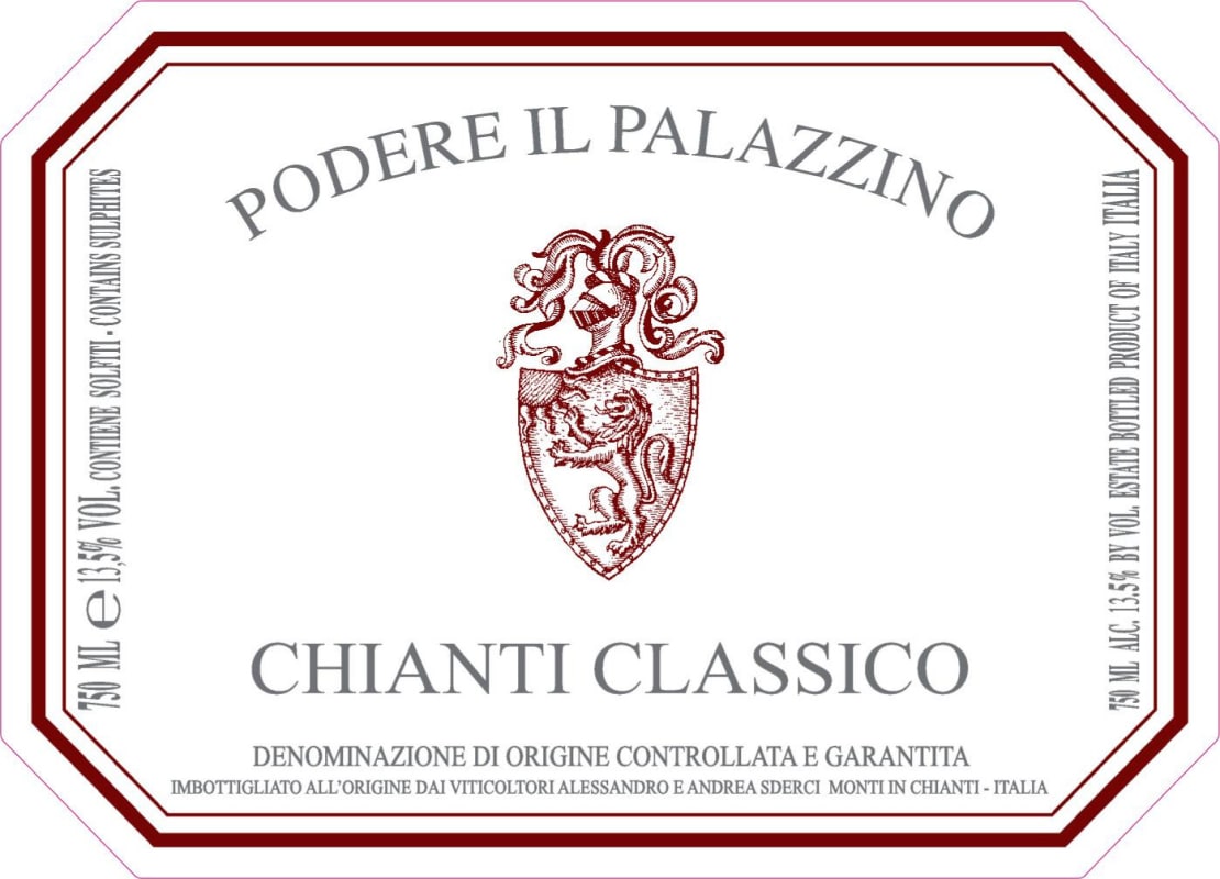Podere Il Palazzino Chianti Classico 2011 Front Label