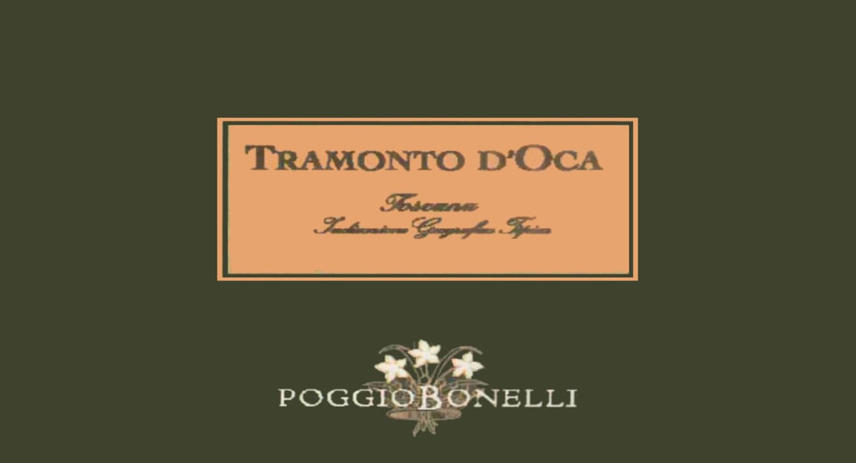 Poggio Bonelli Tramonto d'Oca 2000 Front Label