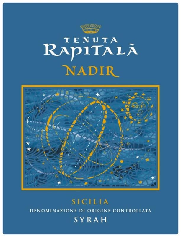 Rapitala Nadir Syrah 2013 Front Label