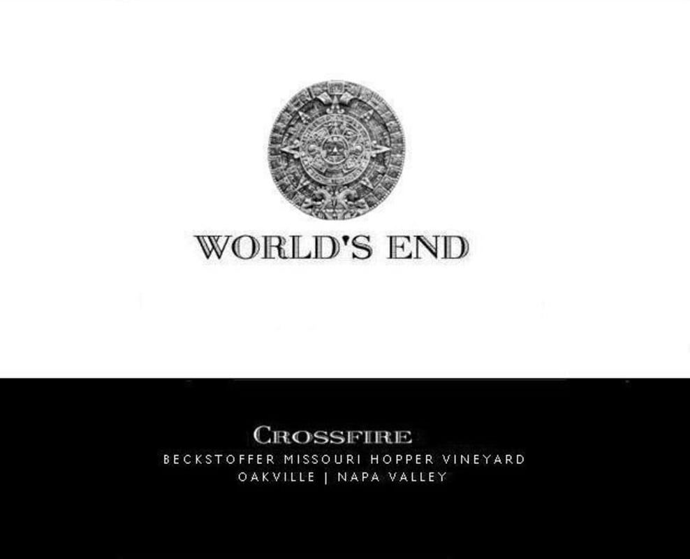World's End Crossfire Beckstoffer Missouri Hopper Vineyard Cabernet Sauvignon 2013 Front Label