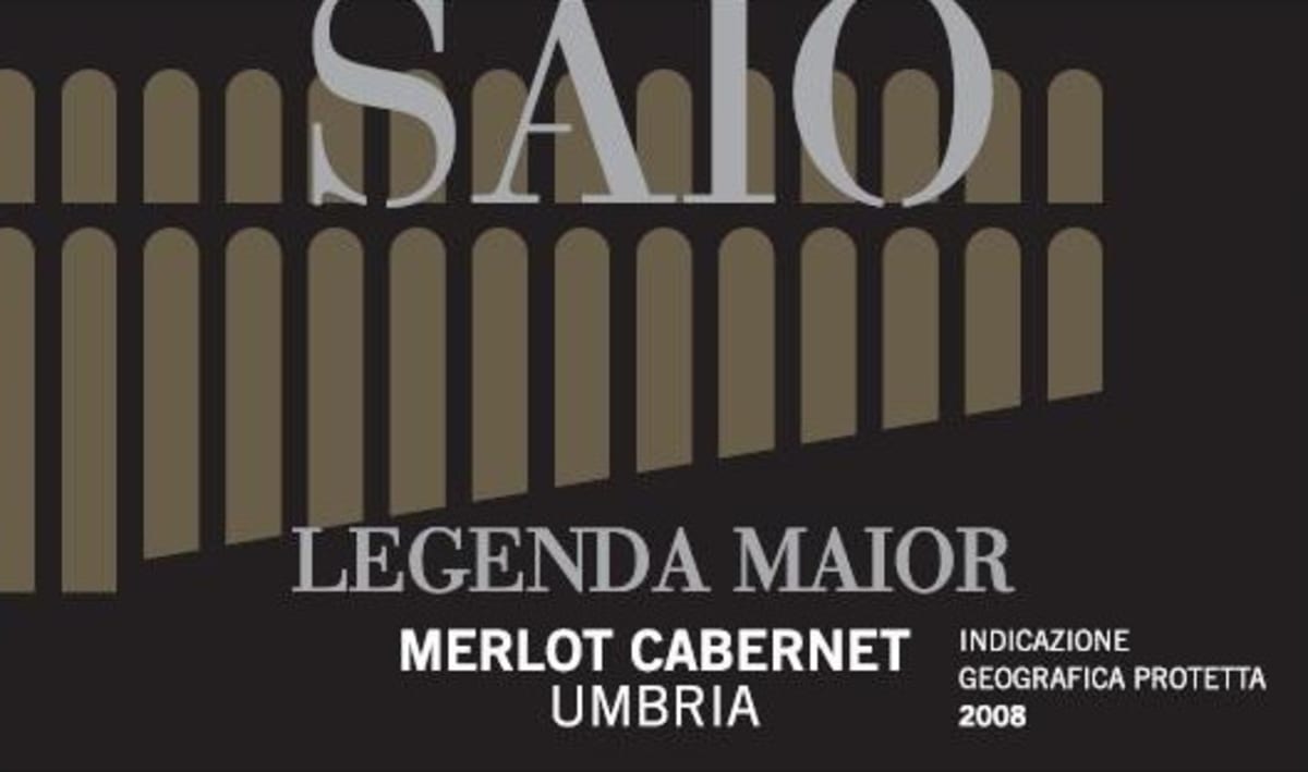 Saio Assisi Legenda Maior Merlot Cabernet 2008 Front Label