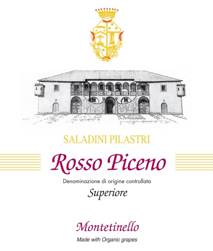 Saladini Pilastri Rosso Piceno Superiore 2013 Front Label