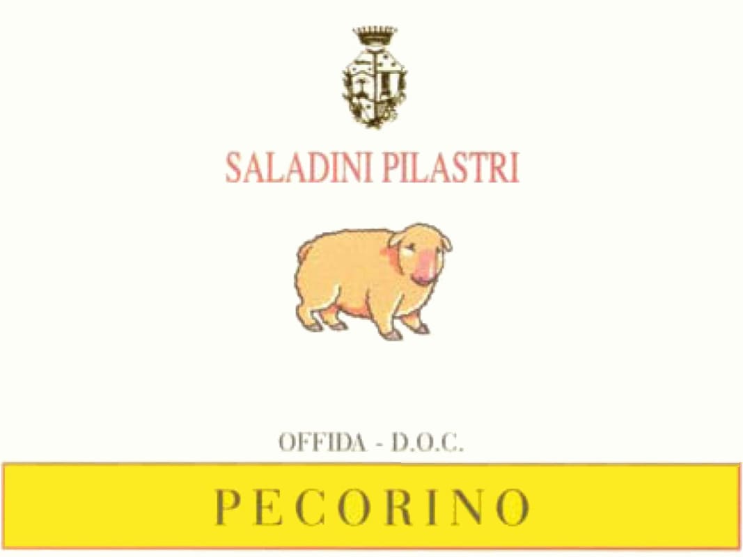 Saladini Pilastri Offida Pecorino 2009 Front Label