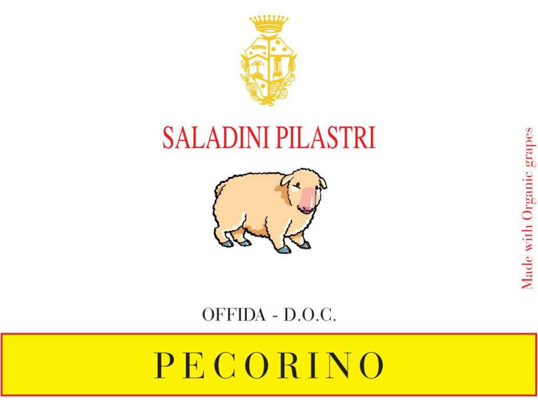 Saladini Pilastri Offida Pecorino 2012 Front Label