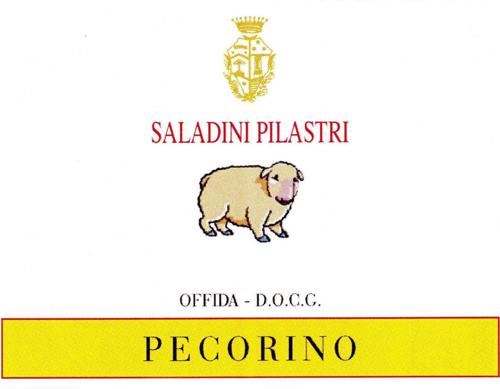 Saladini Pilastri Offida Pecorino 2014 Front Label